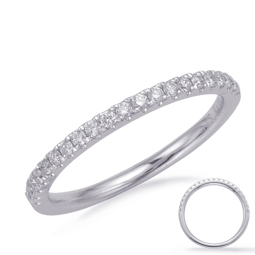 White Gold Matching Band - EN7990-B8X6MWG