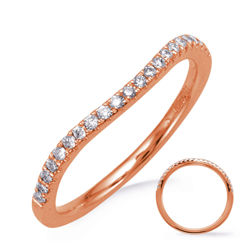 Rosegold Wedding Band - EN7991-B7X5MRG