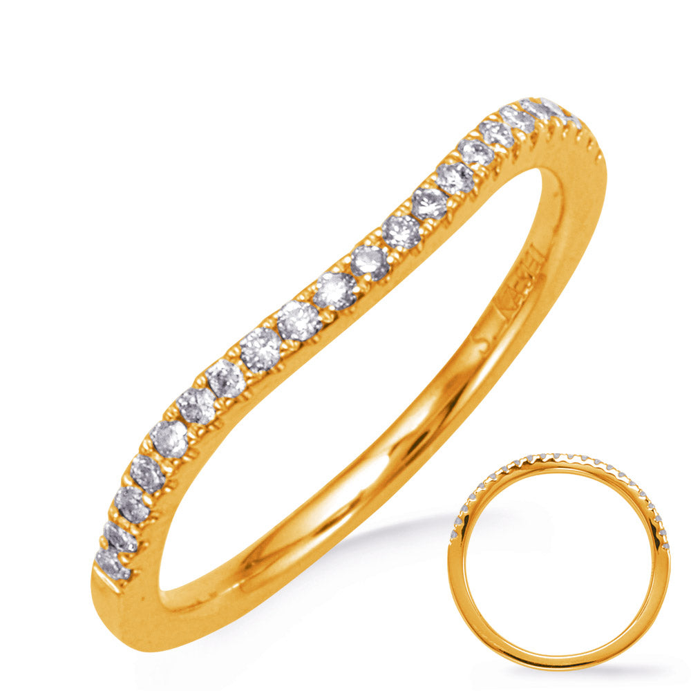 Yellow Gold Wedding Band - EN7991-B7X5MYG