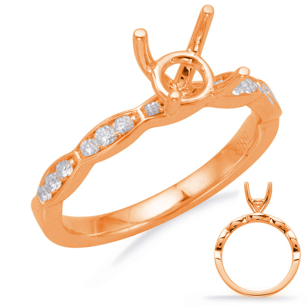 Rose Gold Engagement Ring - EN7993-33RG