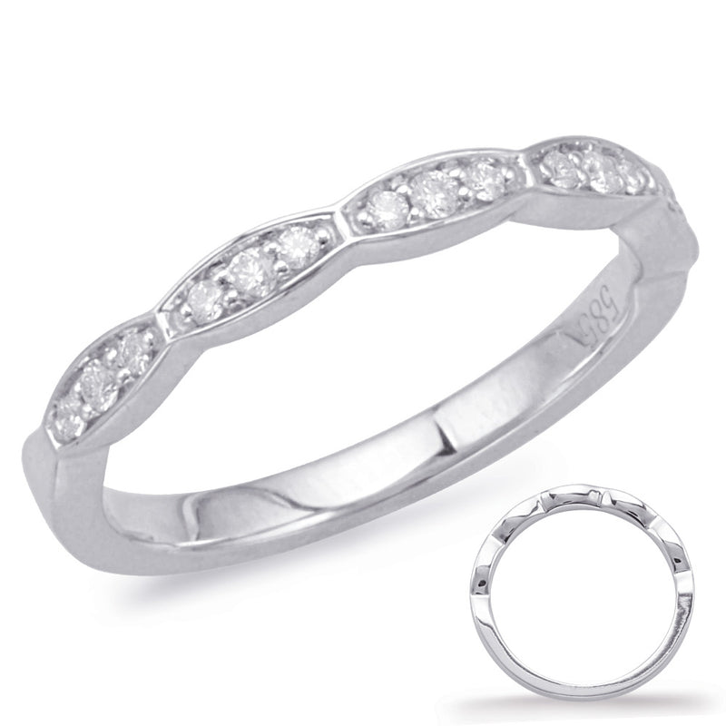 White Gold Matching Band - EN7993-BWG