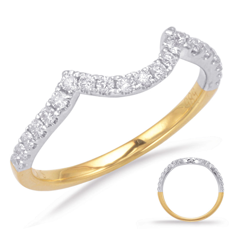 Yellow & White Gold Matching Band - EN7997-B75YW