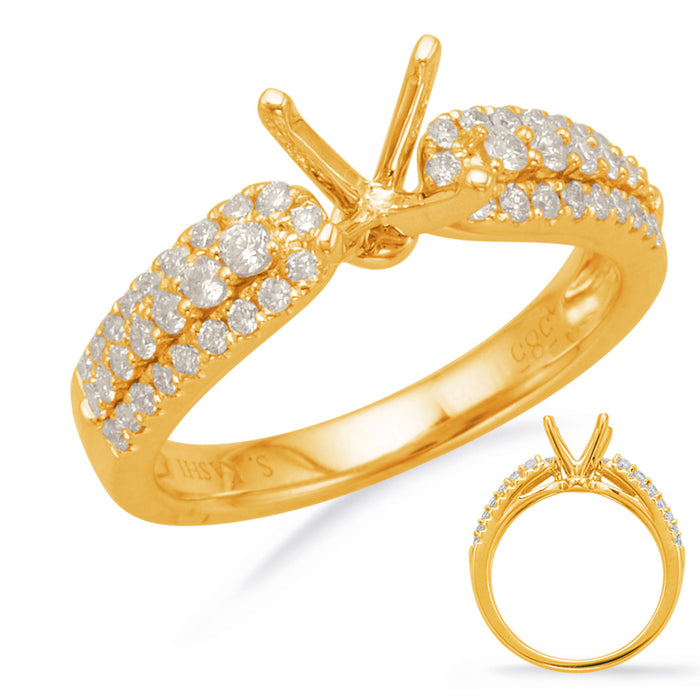 Yellow Gold Engagement Ring - EN7999-1YG