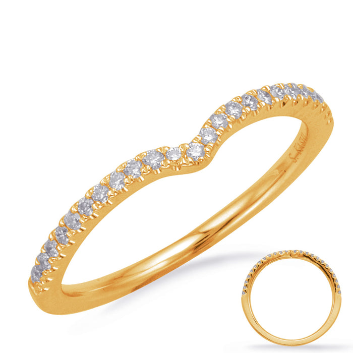 Yellow Gold Matching Band - EN8000-BYG