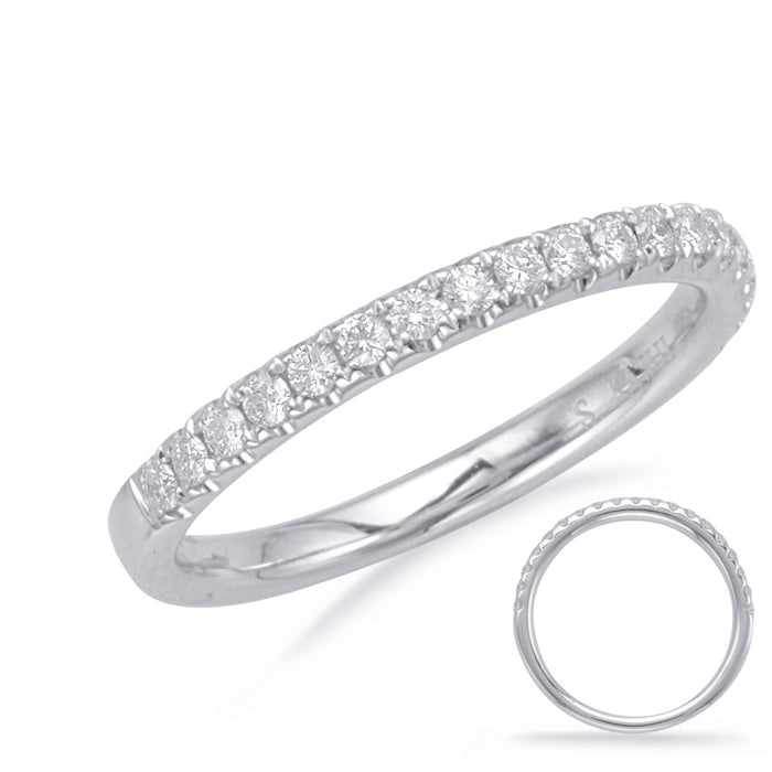 White Gold Matching Band - EN8011-BWG