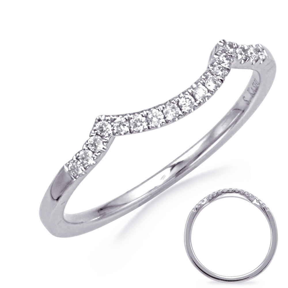 White Gold Matching Band - EN8012-B50WG