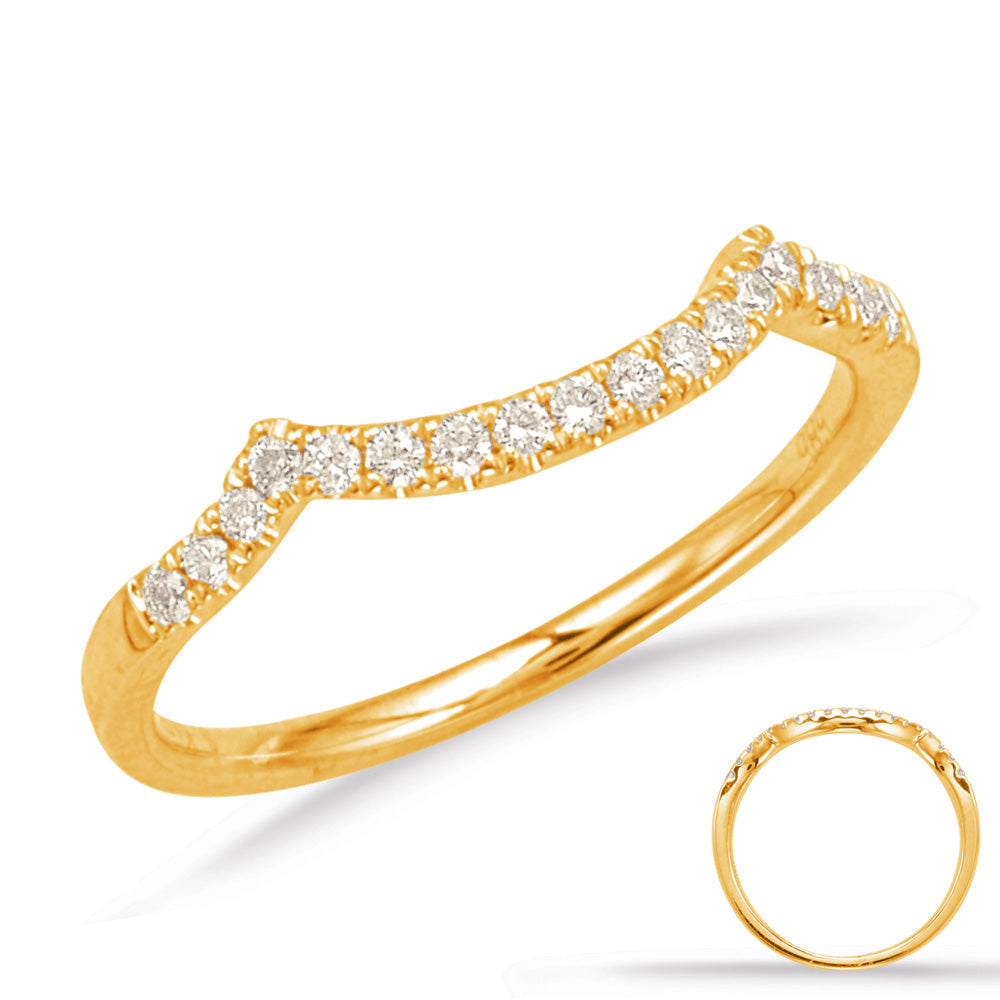 Yellow Gold Matching Band - EN8012-B6X4MYG