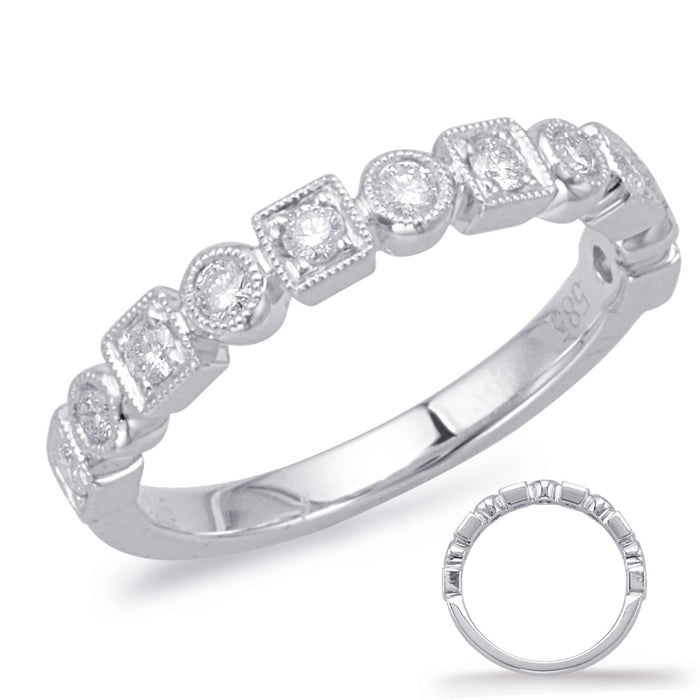 White Gold Matching Band - EN8015-BWG