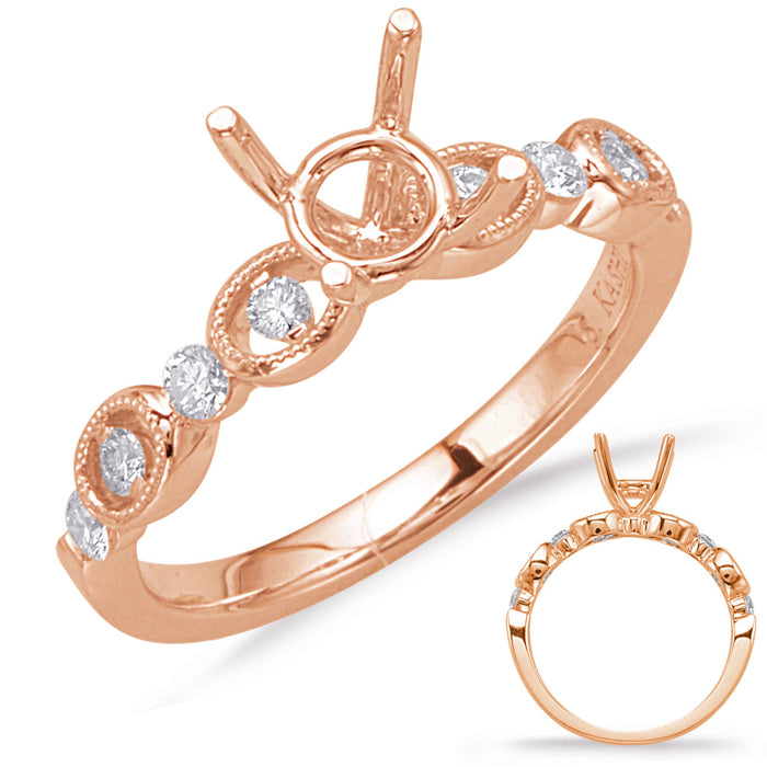 Rose Gold Engagement Ring - EN8016-1RG