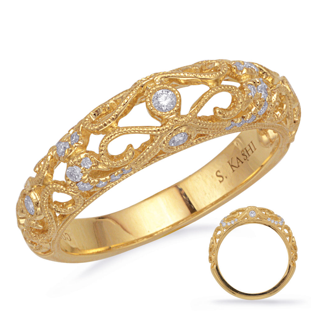 Yellow Gold Matching Band - EN8017-B10YG