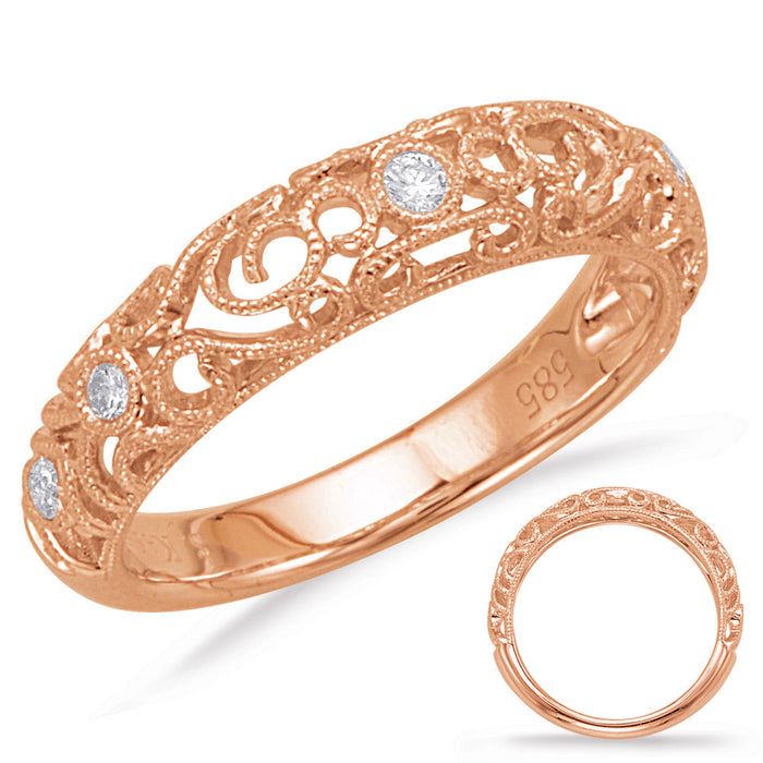 Rose Gold Matching Band - EN8018-BRG