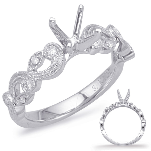 White Gold Engagement Ring - EN8019-33WG