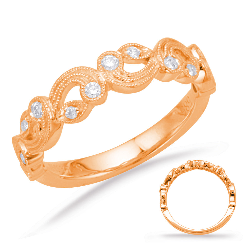 Rose Gold Matching Band - EN8019-BRG