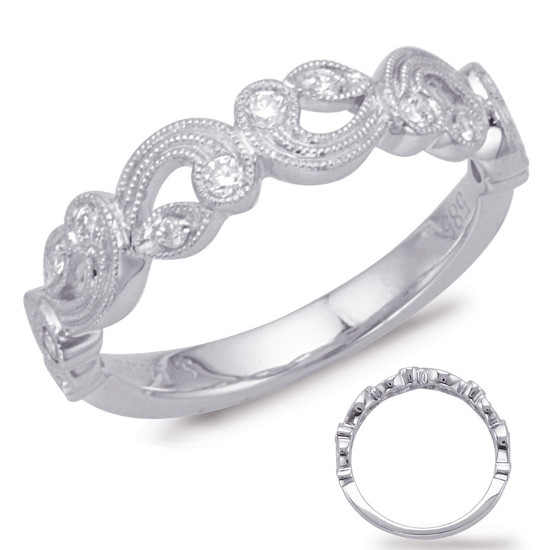 White Gold Matching Band - EN8019-BWG