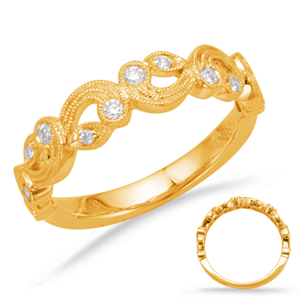 Yellow Gold Matching Band - EN8019-BYG