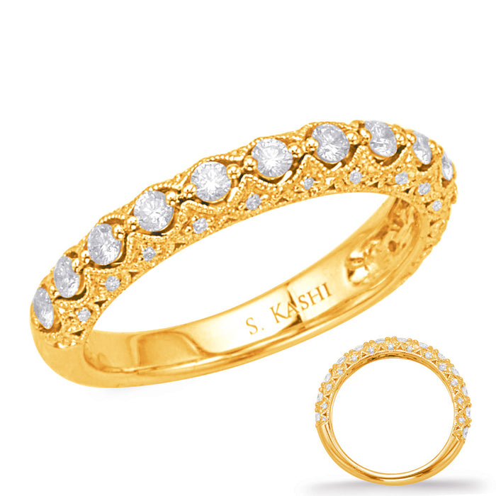 Yellow Gold Matching Band - EN8024-BYG