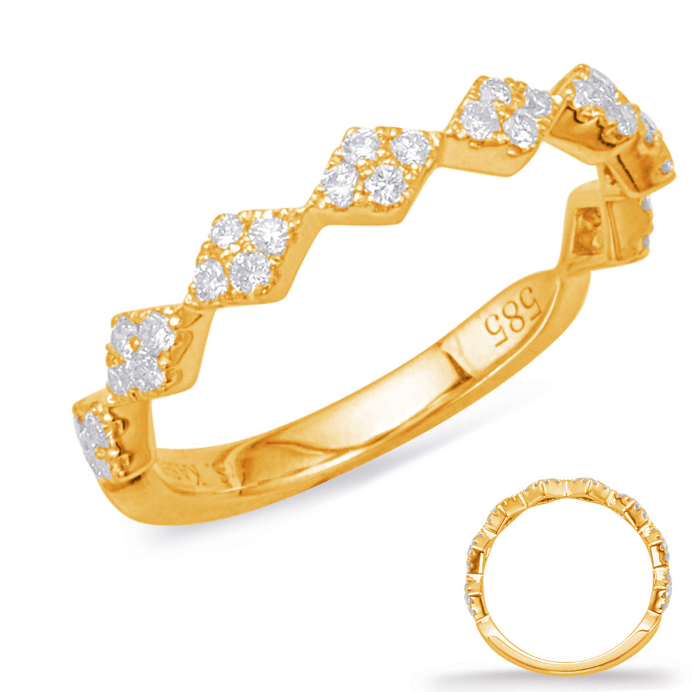 Yellow Gold Matching Band - EN8025-BYG