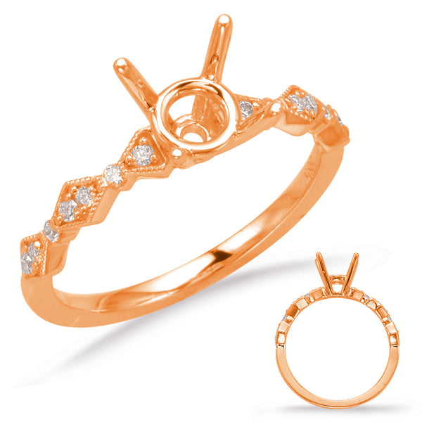 Rose Gold Engagement Ring - EN8031-1RG