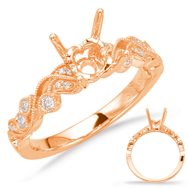 Rose Gold Engagement Ring - EN8036-30RG