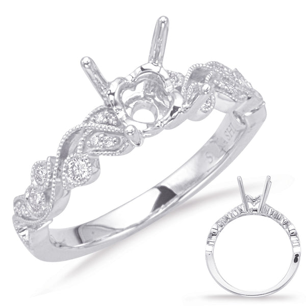 White Gold Engagement Ring - EN8036-30WG