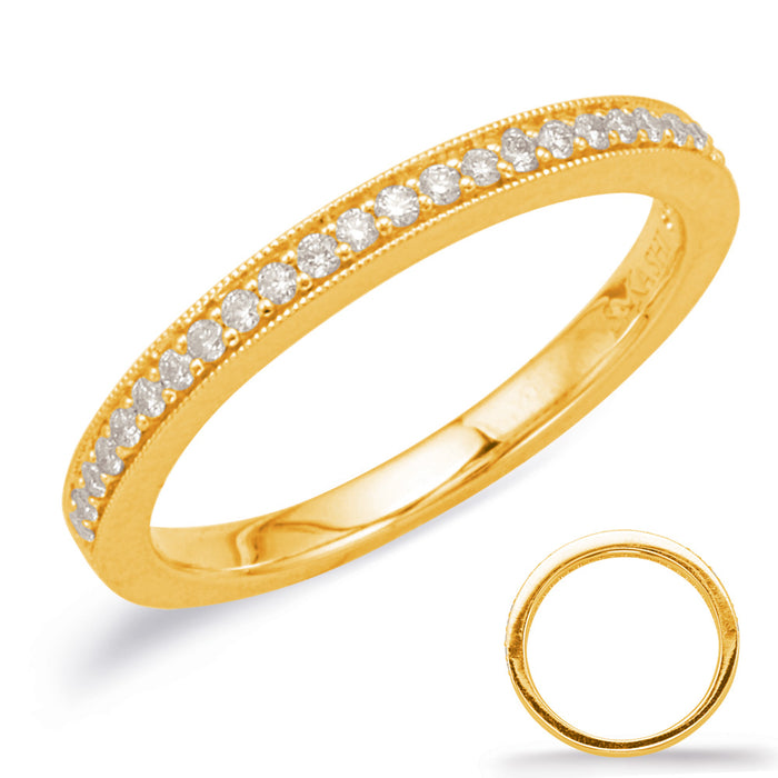 Yellow Gold Matching Band - EN8045-BYG