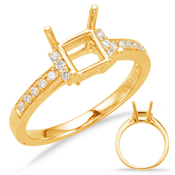 Yellow Gold Engagement Ring - EN8047-5.0MYG