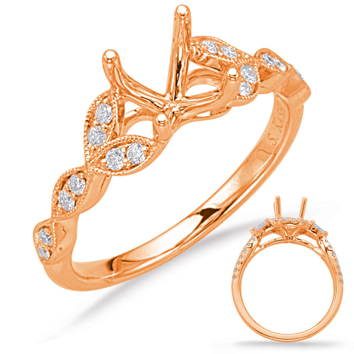 Rose Gold Engagement Ring - EN8048-1RG