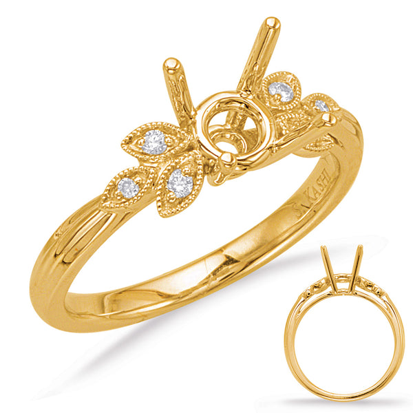 Yellow Gold Engagement Ring - EN8050-25YG