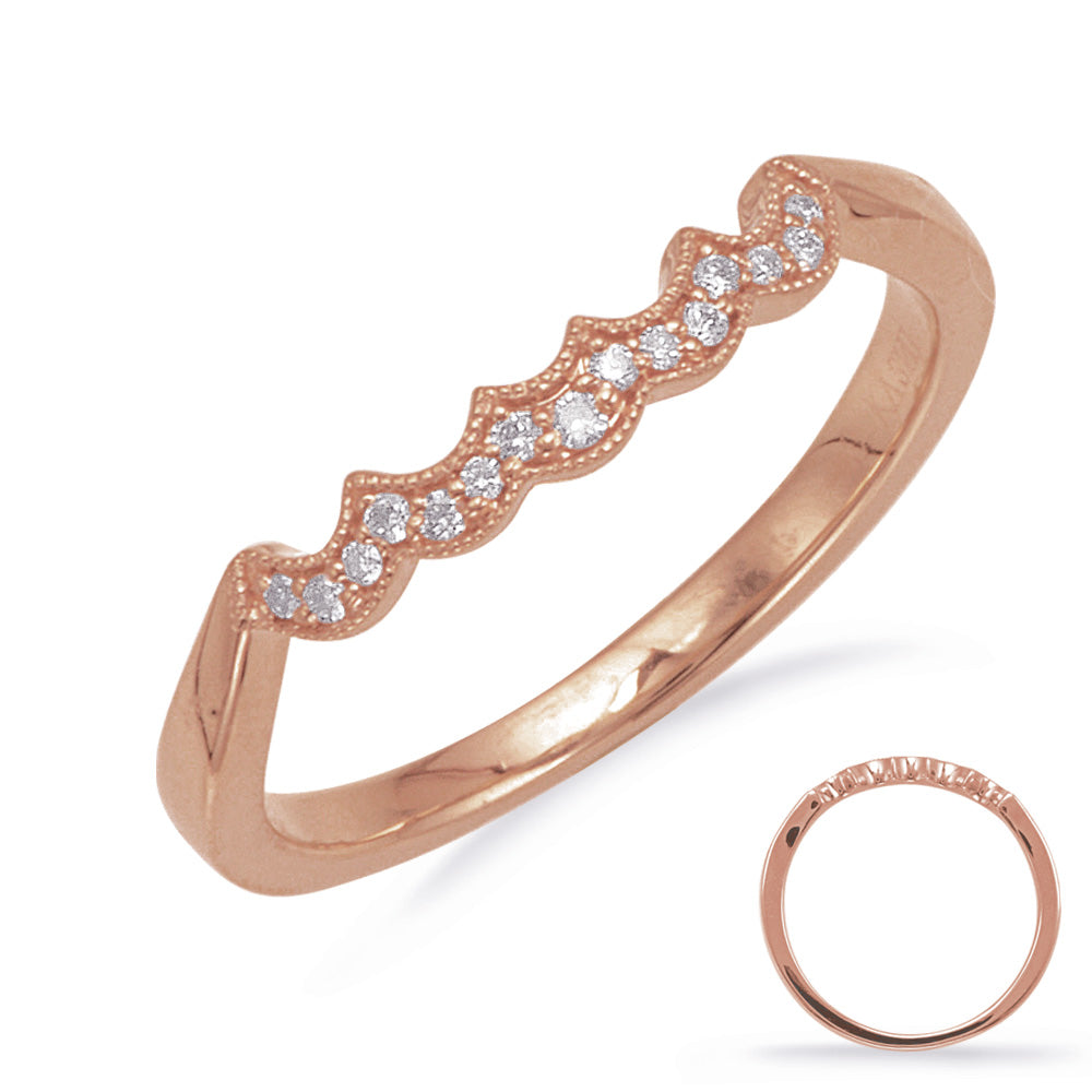 Rose Gold Matching Band - EN8051-B8X4RG