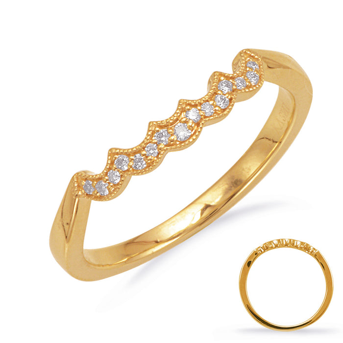 Yellow Gold Matching Band - EN8051-B8X4YG