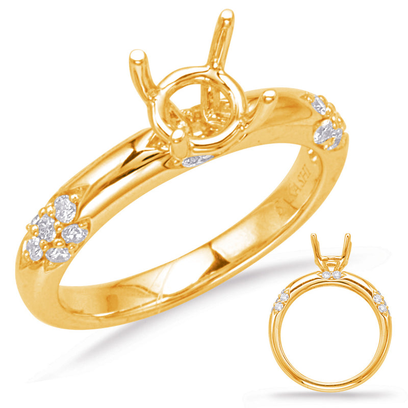 Yellow Gold Engagement Ring - EN8052-1YG