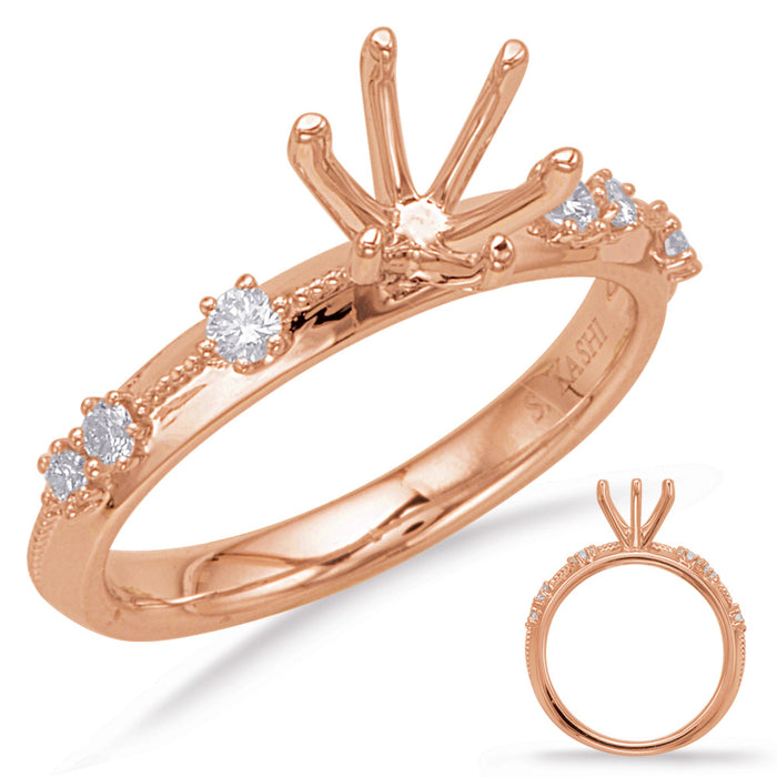 Rose Gold Engagement Ring - EN8053-1RG