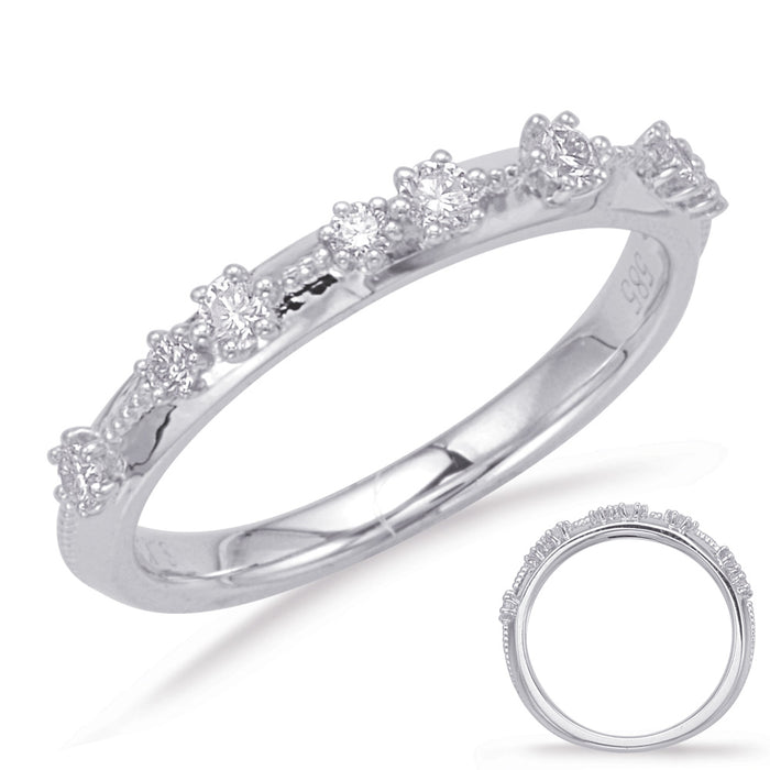 White Gold Matching Band - EN8053-BWG