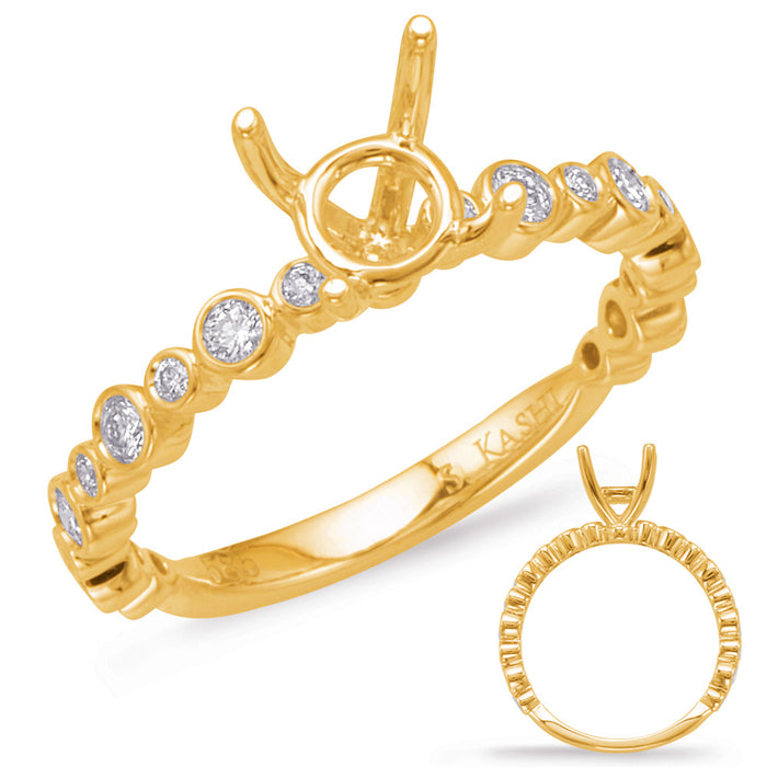 Yellow Gold Engagement Ring - EN8054-1YG