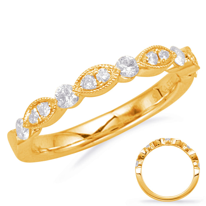 Yellow Gold Matching Band - EN8055-B50YG