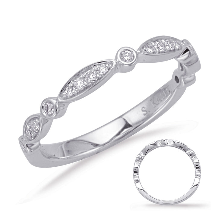 White Gold Matching Band - EN8056-BWG