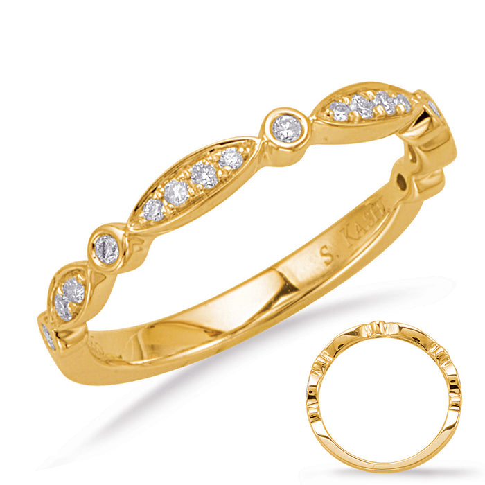 Yellow Gold Matching Band - EN8056-BYG