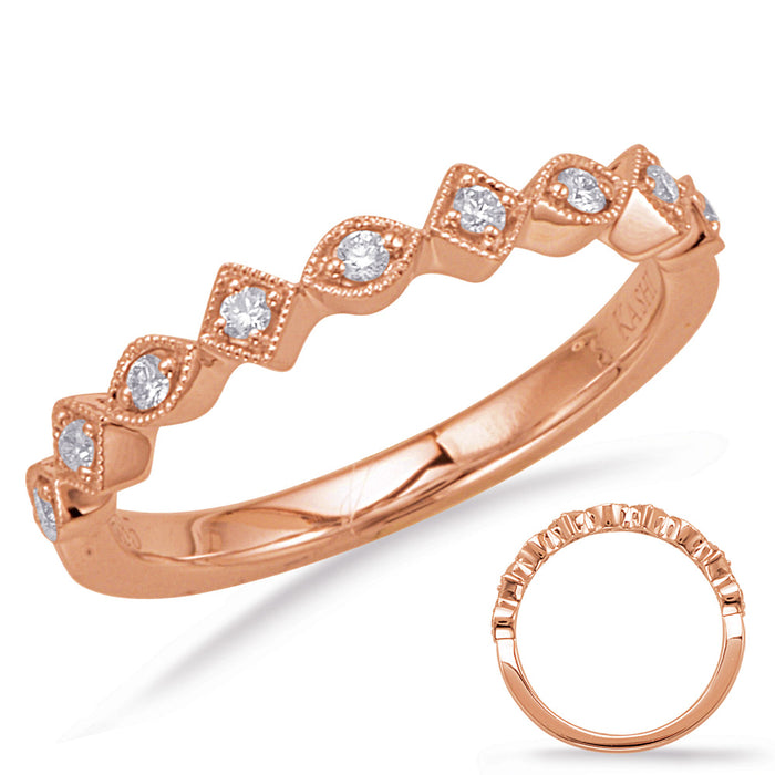 Rose Gold Matching Band - EN8057-BRG