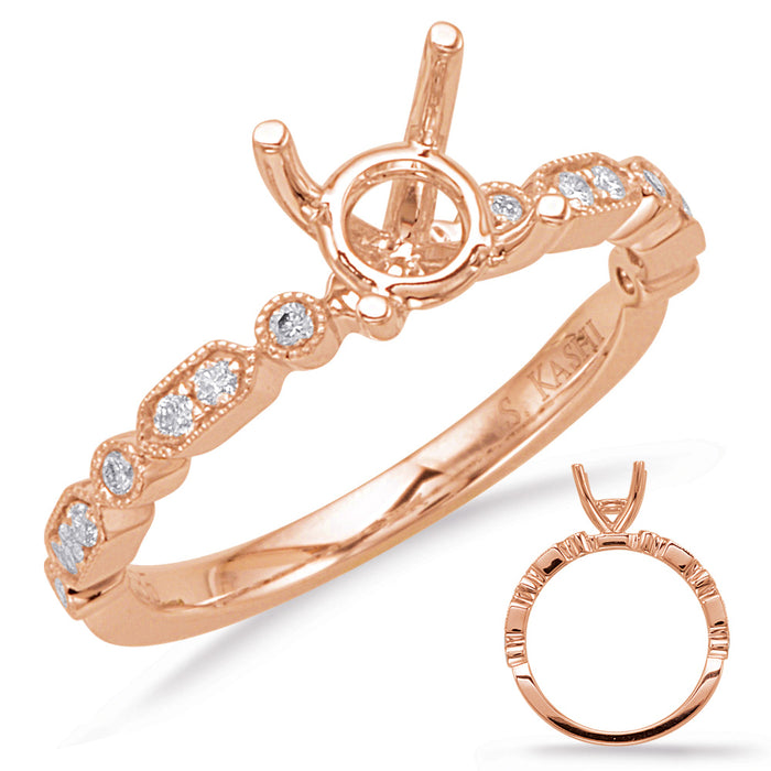 Rose Gold Engagement Ring - EN8058-15RG