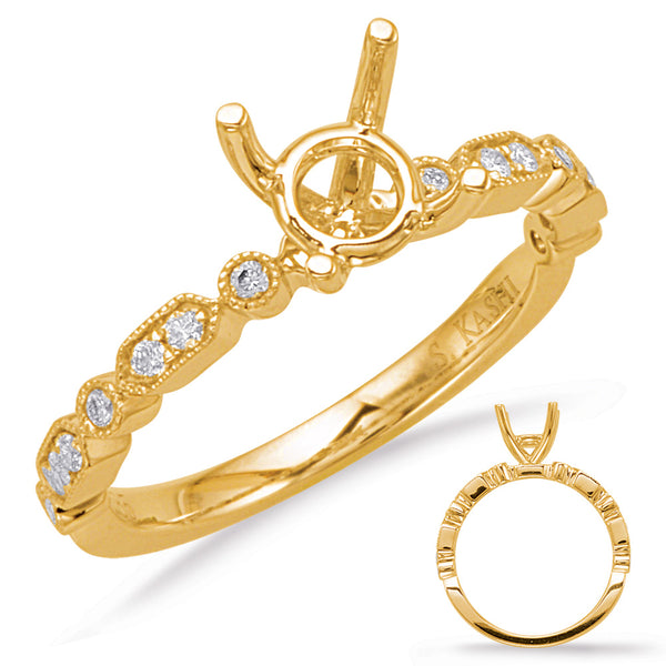 Yellow Gold Engagement Ring - EN8058-33YG