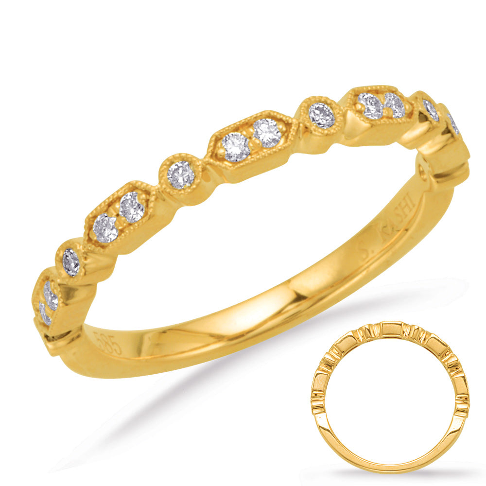 Yellow Gold Matching Band - EN8058-BYG