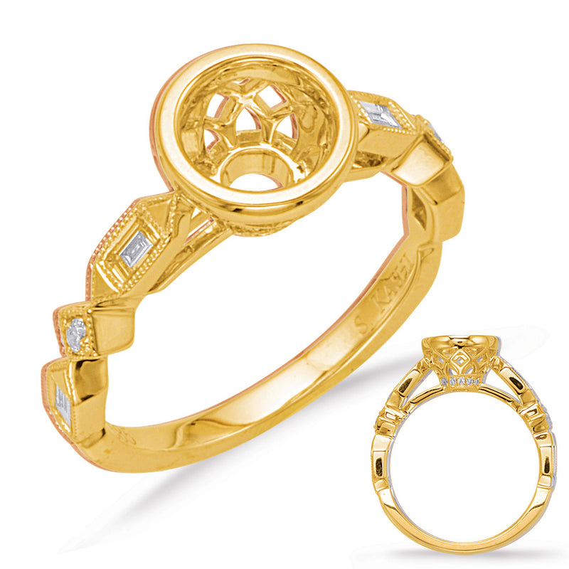 Yellow Gold Engagement Ring - EN8059-1YG