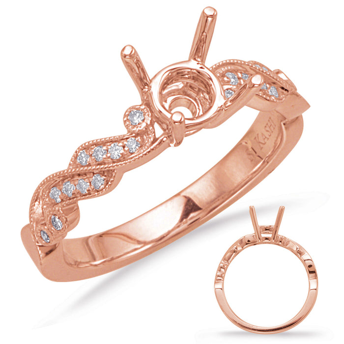 Rose Gold Engagement Ring - EN8060-1RG