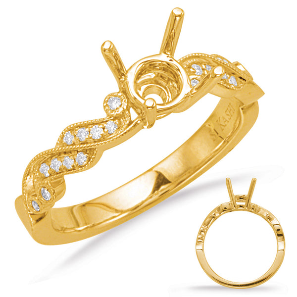 Yellow Gold Engagement Ring - EN8060-50YG