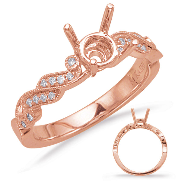 Rose Gold Engagement Ring - EN8060-75RG