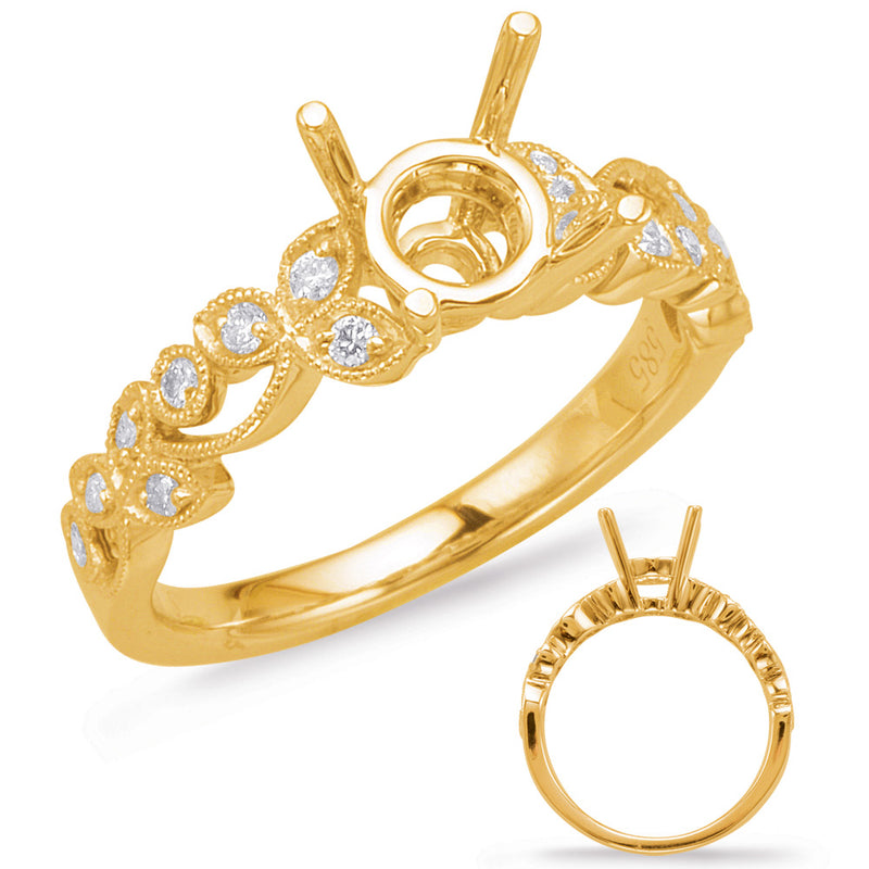 Yellow Gold Engagement Ring - EN8061-1YG