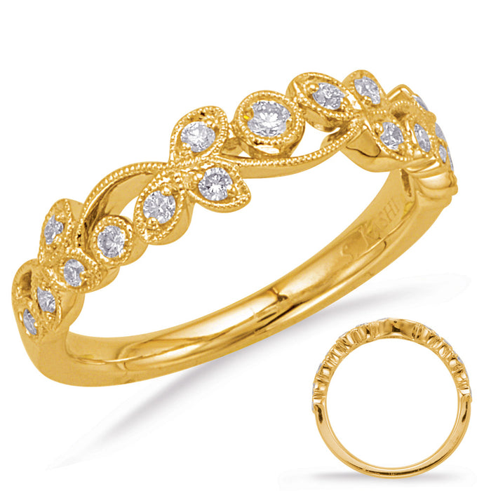 Yellow Gold Matching Band - EN8061-BYG