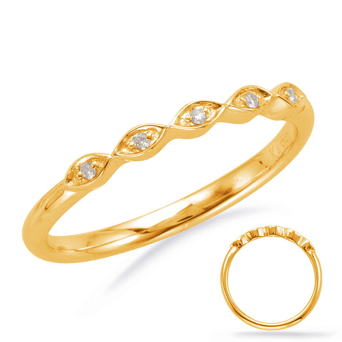 Yellow Gold Matching Band - EN8066-B7X5MYG