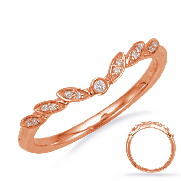 Rose Gold Matching Band - EN8067-B33RG