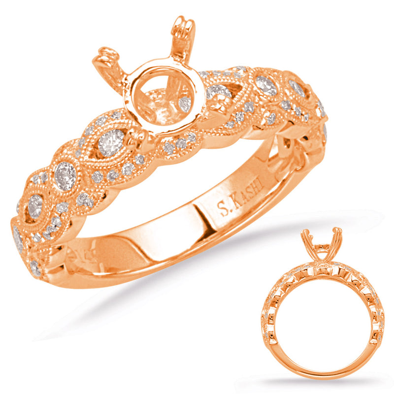 Rose Gold Engagement Ring - EN8073-1RG